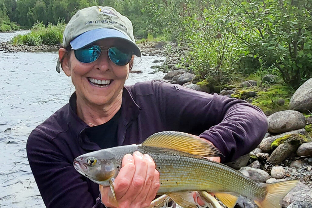 Anchorage Fly Fishing Tours for salmon, trout and grayling.