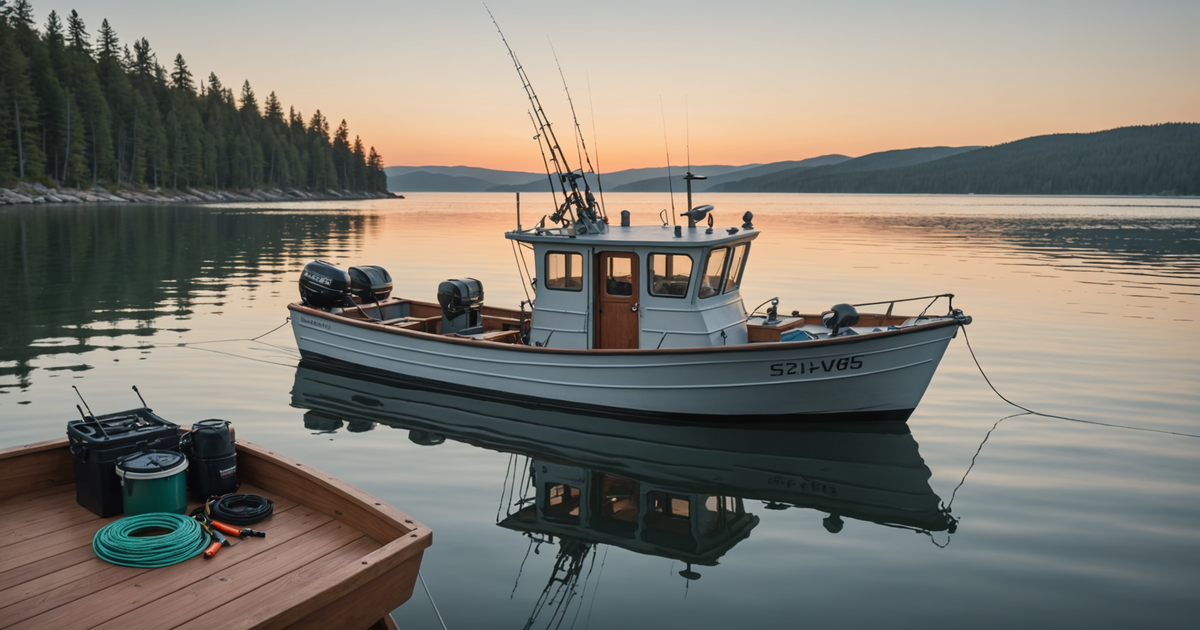Diagram showing the setup of a gang salmon flasher