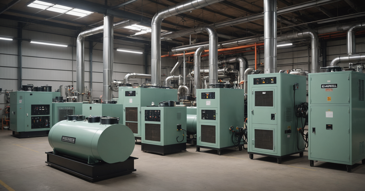 Various cold smoking generators on display