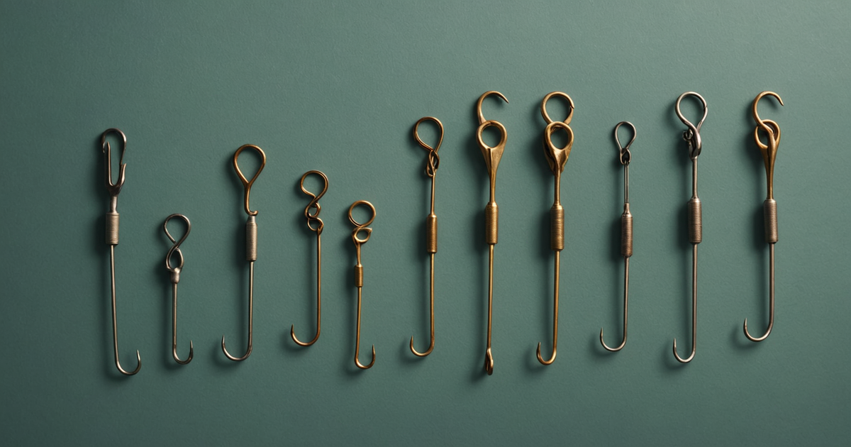 Comparison of different hook sizes for various salmon species