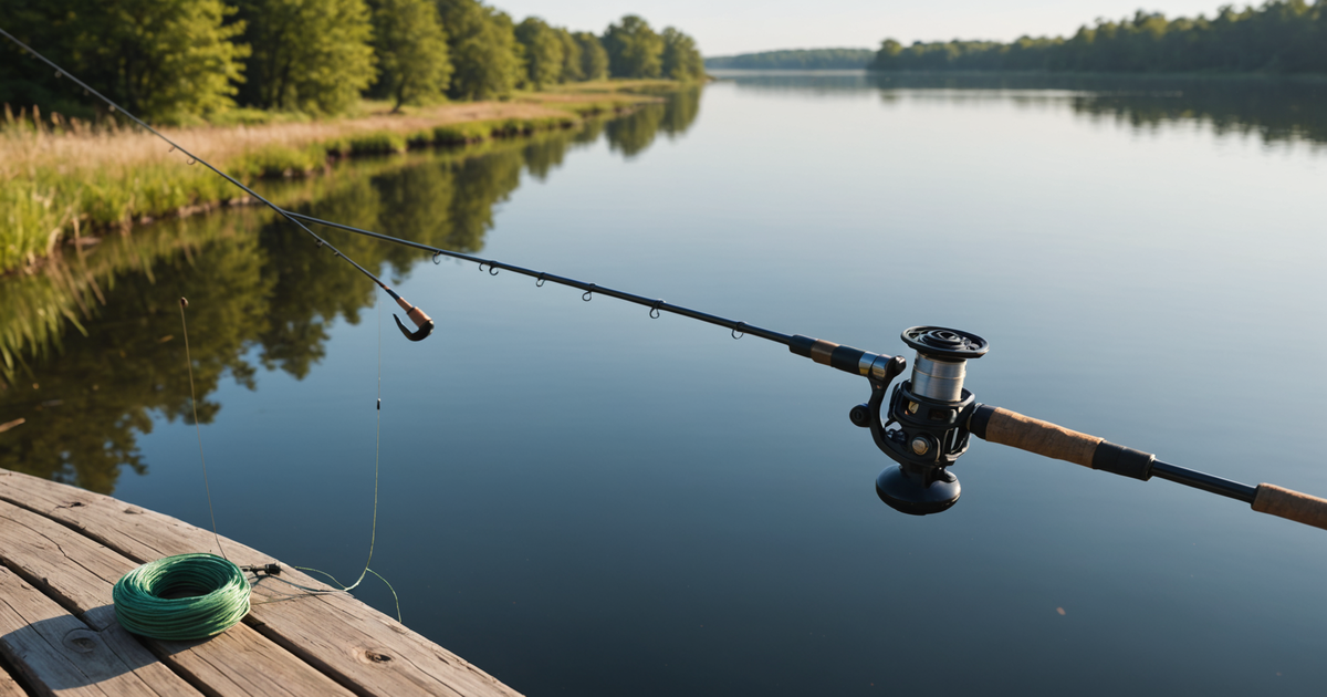 Diagram showing a fishing line setup with properly paired hook and weight for different fishing scenarios