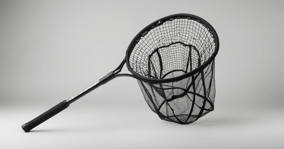 EGO S2 Slider Landing Net with its adjustable handle and non-tangle mesh