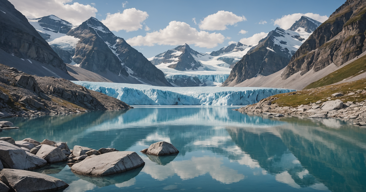 A breathtaking view of the glaciers and mountains surrounding Whittier