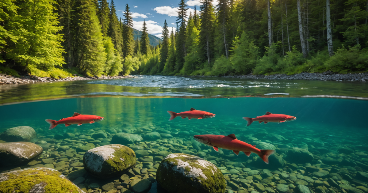 Sockeye and Coho Salmon in Alaska's Waters