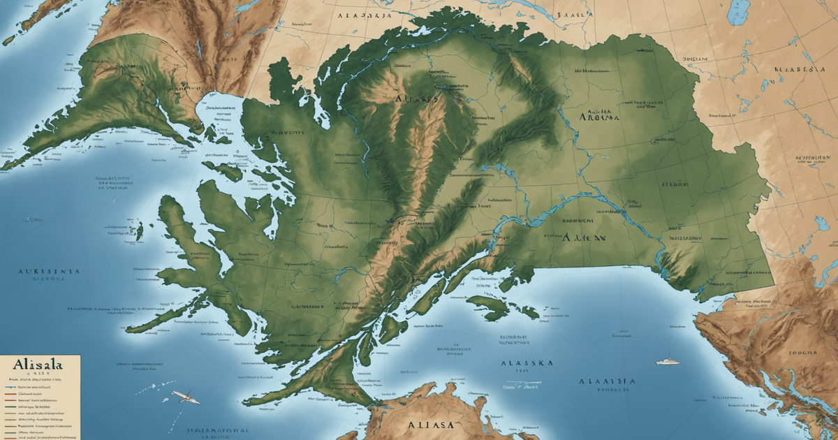 An overview map of Alaska highlighting different fishing regions