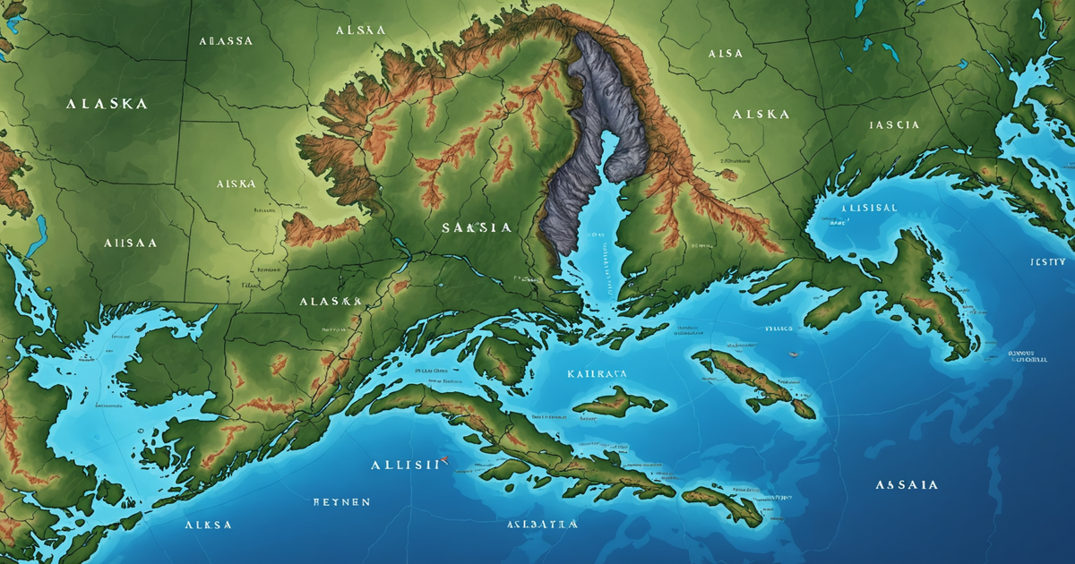 Map of Alaska highlighting major salmon fishing regions