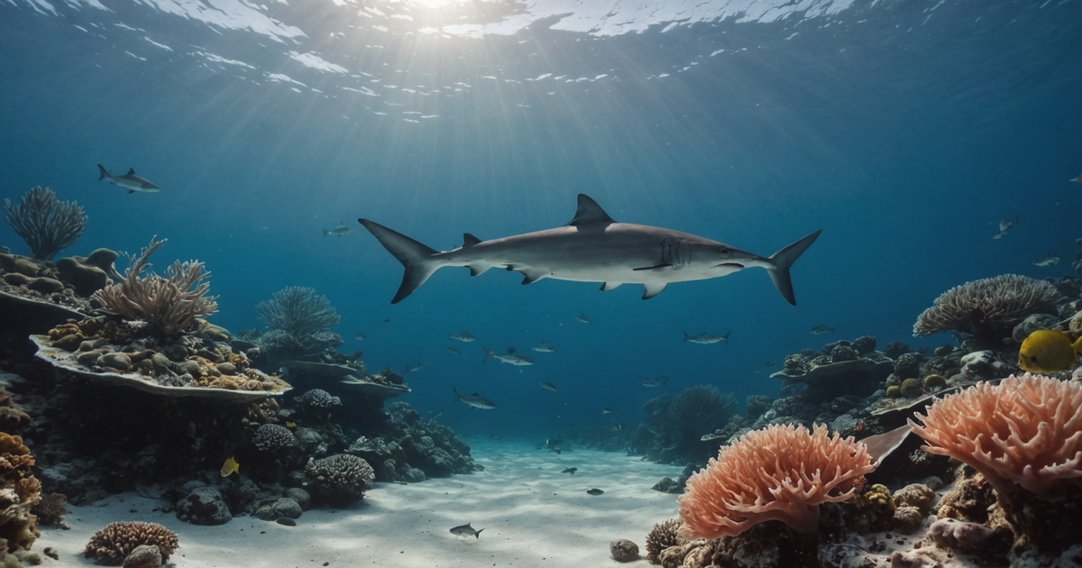 A graphical representation of the salmon shark's growth from juvenile to adult.