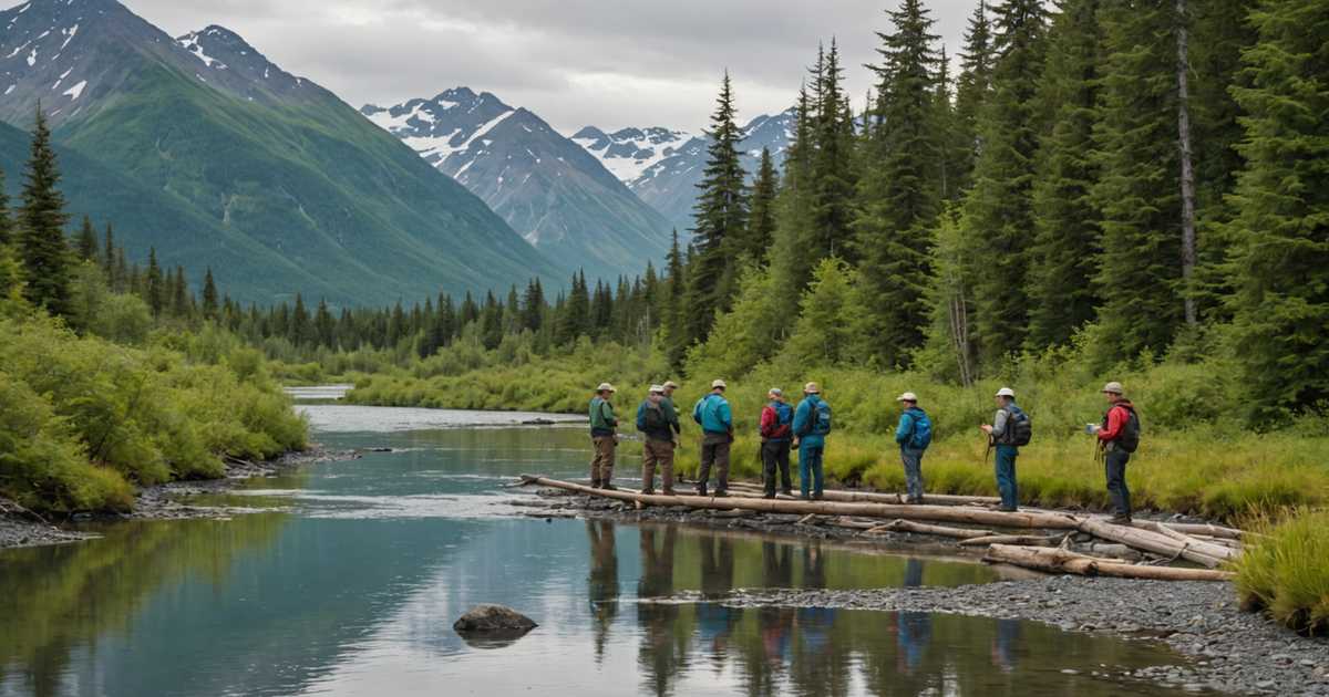 Visual representation of King Salmon conservation efforts in Alaska