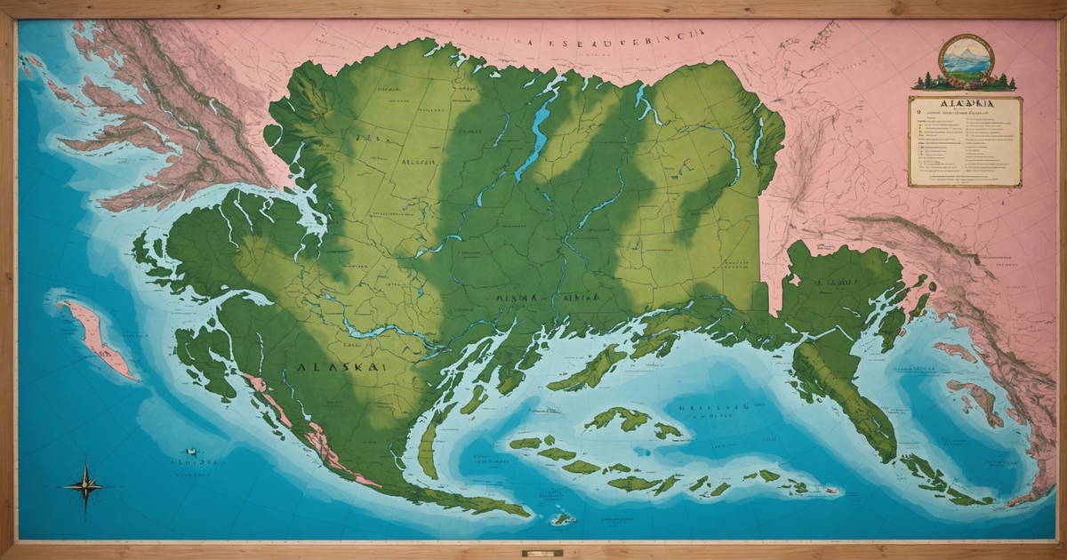 A map highlighting key pink salmon habitats in Alaska