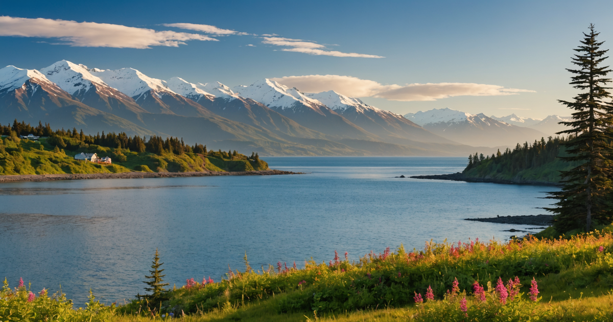 A scenic view of Homer, Alaska, showcasing the stunning landscape and vibrant local culture.