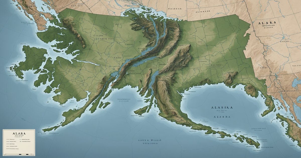 A map of Alaska highlighting key salmon fishing regions