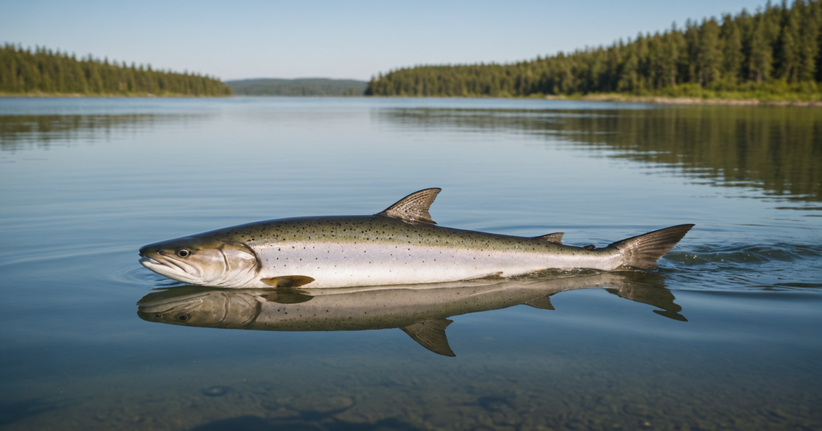 Juvenile King Salmon in Estuary