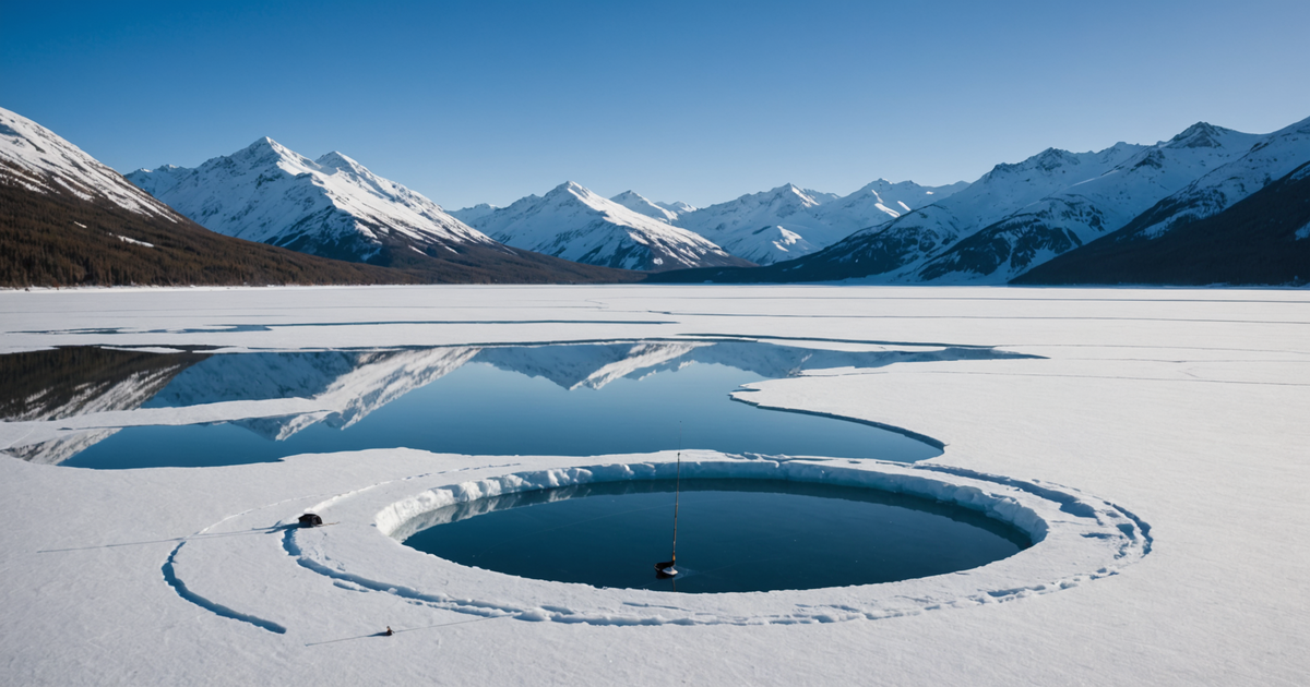 Ice Fishing in Alaska
